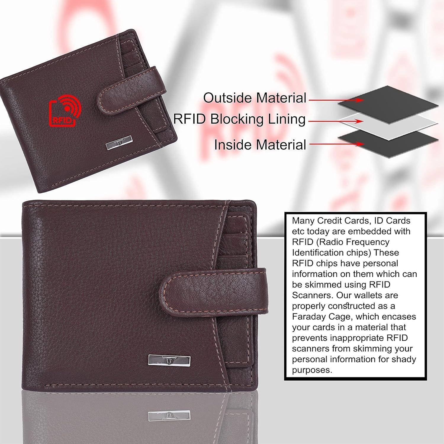 Мужской кожаный кошелек Oswald Brown — фото 4