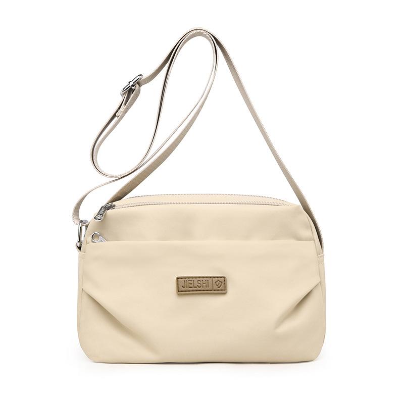 Fashionable Multi-compartment Shoulder Bag Trendy Shopping Messenger Bag Large Capacity Women's Work Backpack Waterproof Nylon Cloth Bag