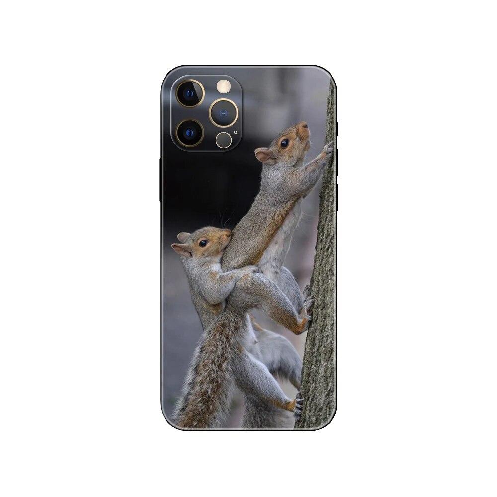 Pouzdro na telefon Squirrel pro iPhone Samsung Galaxy Redmi Xiaomi Oppo OnePlus Note SA 7 8 9 10 11 12 13 14 20 21 22 23 53 54 Pro Max Plus Ultra TPU Soft