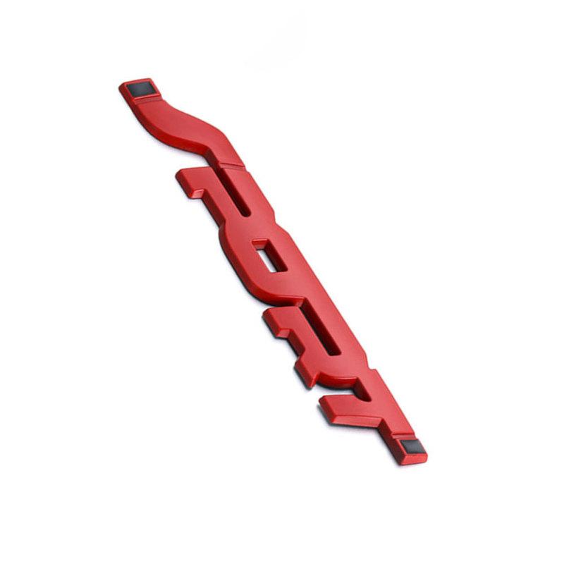 Zinklegierung Auto Modifiziertes Auto Karosserieaufkleber Sportetikett Dreidimensionale Persönlichkeit Stark haftend