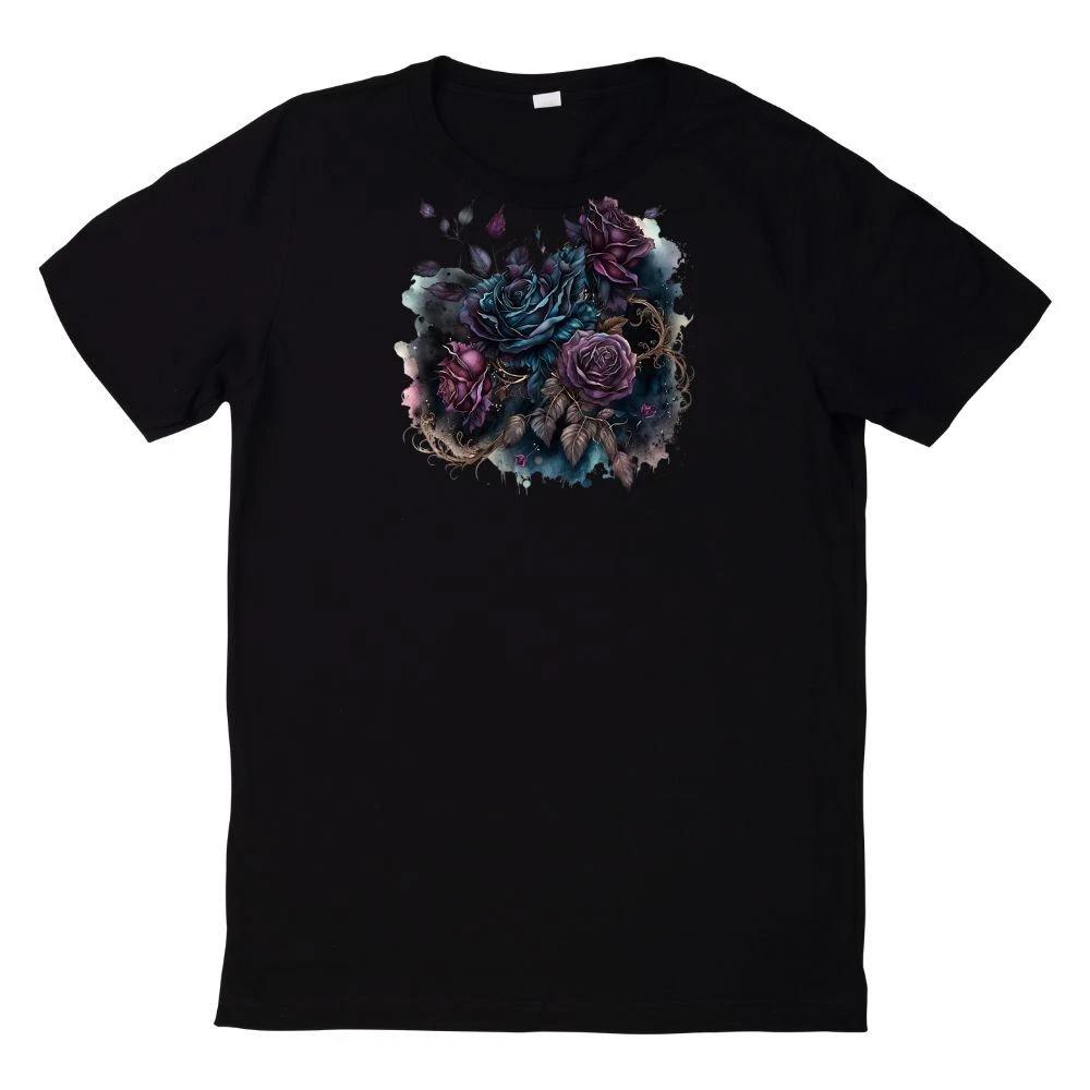 T-Shirt Aquarell Gothic Blume XXXXL
