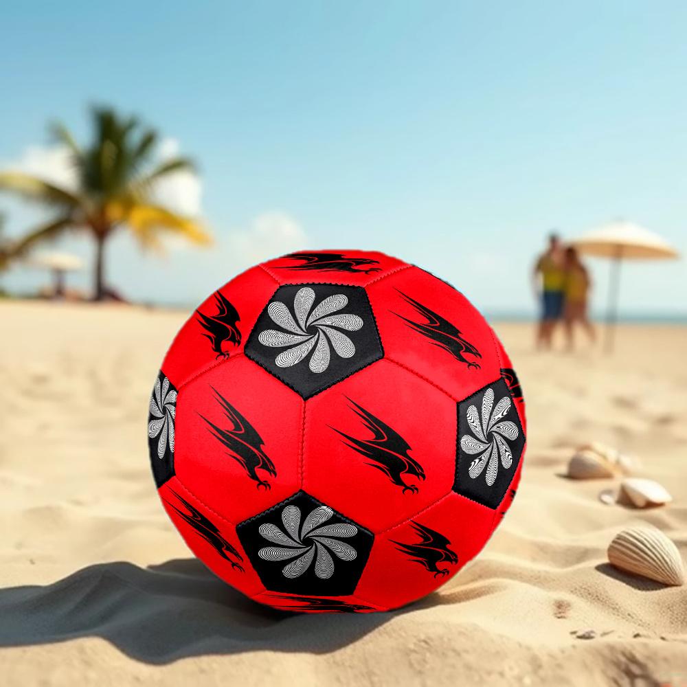 1PC Eagle Flight Symbol Optical Illusion Flower Soccer Ball Size 5 Football Machine Sewn Indoor/Outdoor Universal Football Surprise Collection N64