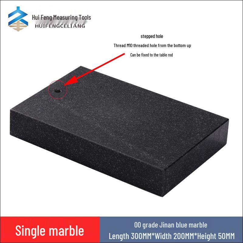 Digital Dial Indicator Stand with Marble Base, Height Gauge, and Measuring Seat