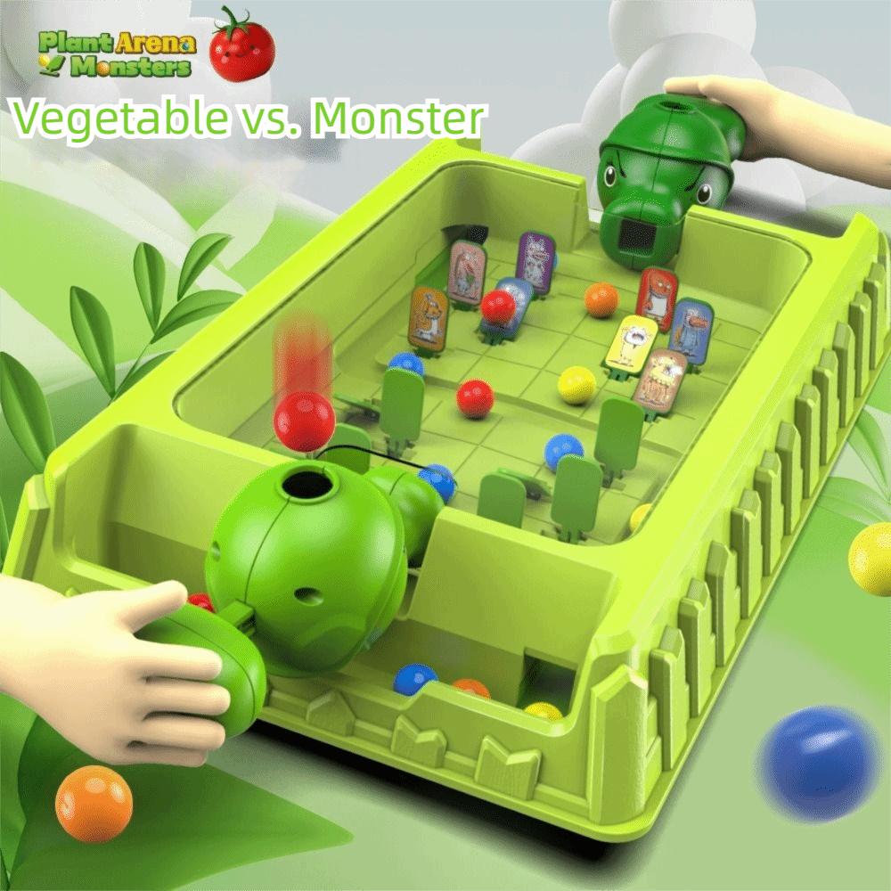 Table Top Design Double Pinball Machine 20/40/60pcs Beads Battle Game Children's Toy