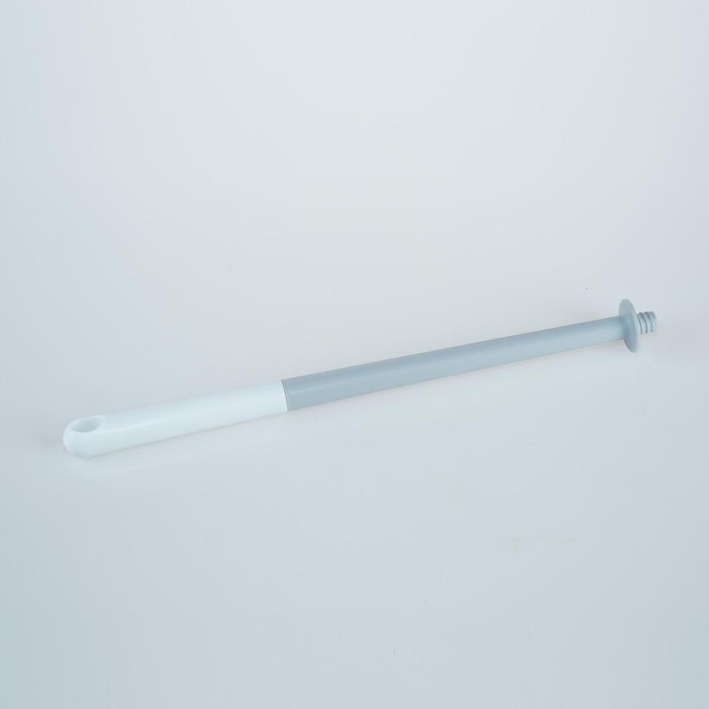Round Head Long Handle Toilet Brush with Dense Bristles for Thorough Bathroom Cleaning