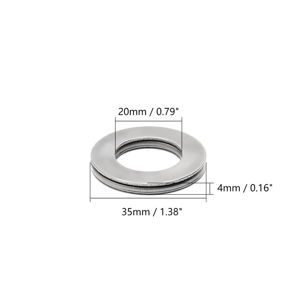 2 Sets 35mm OD Thrust Bearing 4mm Thk Plane Thrust Bearing  Automotive, Marine, Aviation