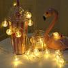 LED Bubble Ball String Lights - Transparent Crystal Ball Decorative Christmas Lights for Outdoor Tents