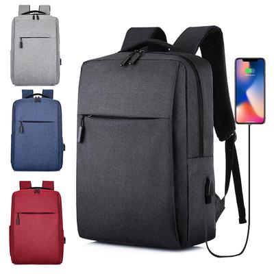 Yeni USB Sırt Çantası Laptop Çantası Basit İş Eğlence Sırt Çantası