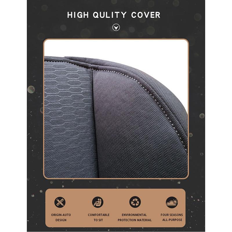 For Dodge Ram 1500 2500 3500 2013 2014 2015 - 2018 Driver Bottom Fabric Seat Cover Replacement Gray