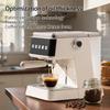 Nowy włoski półautomatyczny ekspres do kawy z ekstrakcją pod wysokim ciśnieniem i spieniaczem do mleka do użytku domowego