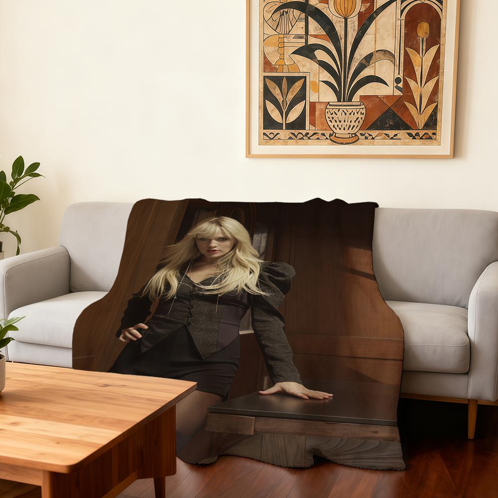 Singer C-Carrie Underwood Blanket Super Warm Comfortable Plush Throw Blanket Child Home Sofa Bedroom Gift