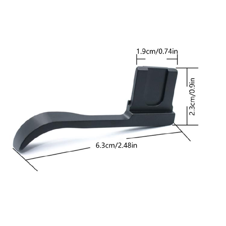 Ergonomic Thumb Support Hand Grip For A7C Cameras Aluminum Build Integrated Accessory Mount