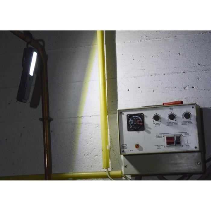I-WATTS Lampe de poche Led COB 3W à pied orientable