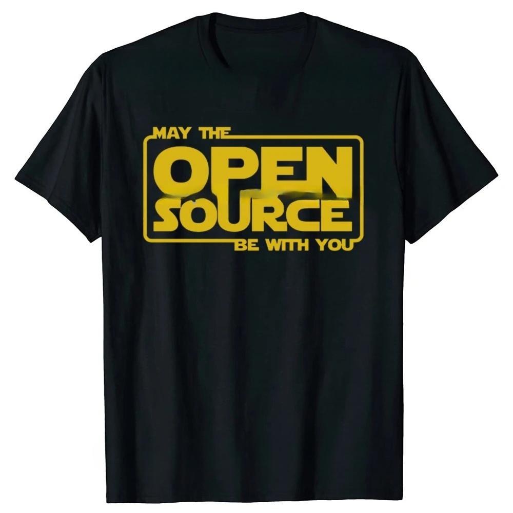 May Open Source Programming Funny DevOps Software Java Tshirts Men Fashion Casual Tshirt  Loose T Shirt