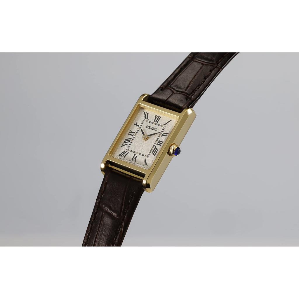 SEIKO SELECTION SSEH002 Damenuhr Batteriebetrieben Quarz nano universe Kollaboration Quadrat