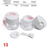 1Pcs Plastic Cream Jar With White Liner Cream /Lotion Bottle Cosmetic Container Refillable Bottles With Spoon