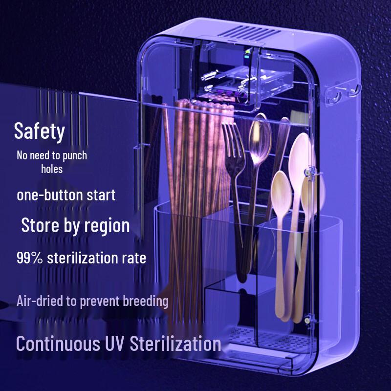 Household Kitchen UV Sterilizing Chopstick Holder