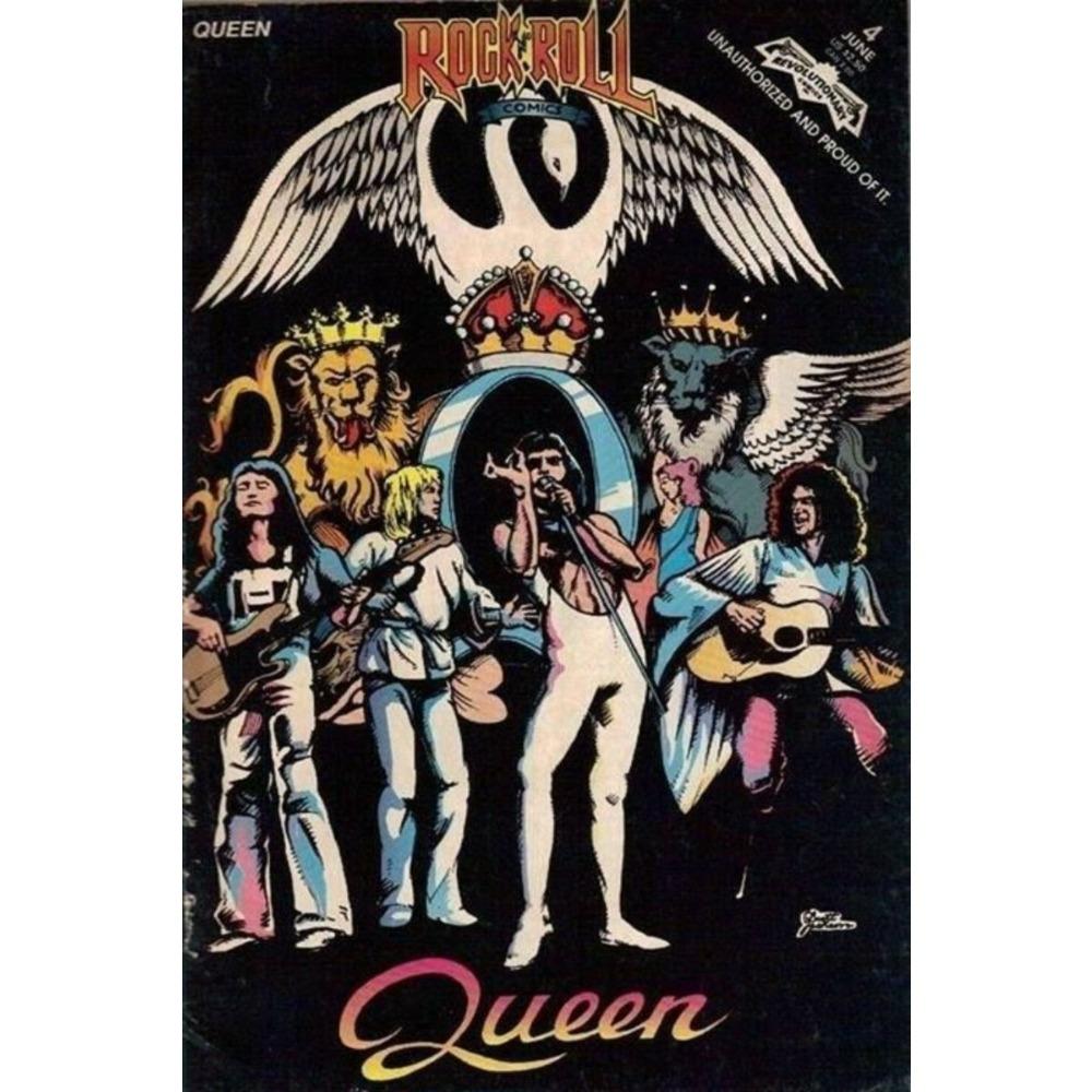 Metal Queen Band Wall Decor, Handmade 3D Tin Art for Living Room Bedroom Music Studio