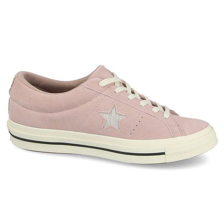 Converse One Star Leather Slip Resistant, Abrasion Resistant, Lightweight Low top Skateboard Shoes Women's Pink 161539C