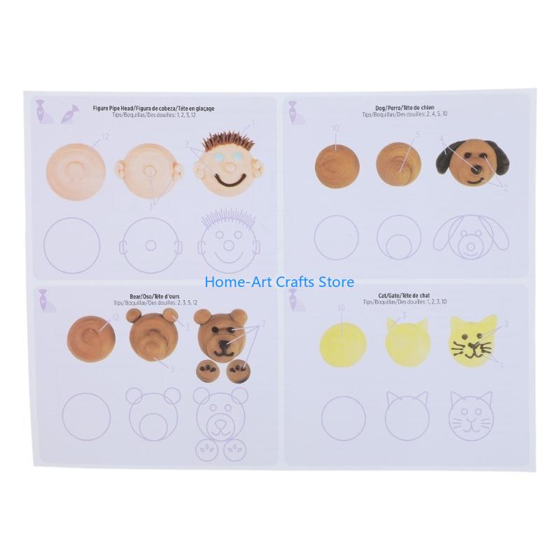 Y3NA User Friendly Cake Pipe Practice Paper for Cake Decoration and Flavorful Dessert