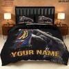 Lionel Messi Bedding Quilt Set Quilt Cover Pillowcase Home Decoration Birthday Gift (1 * duvet cover + 2 * pillowcase, without core)