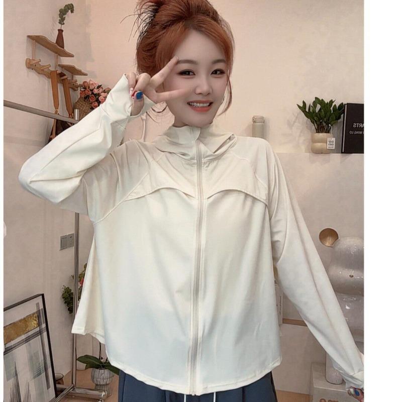 Ice Silk Sunscreen Clothing Women's New Summer UV Protection Sunscreen Clothing Thin Sunscreen Blouse Sunscreen Jacket