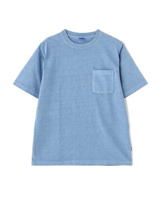 CAMISETA DE BOLSILLO DE MANGA CORTA DAILY FADE WASH Manga Corta Fade Wash Bolsillo [AVIREX] CAMISETA / Camiseta, Hombre, M, 391, Saxo, 783-3934010