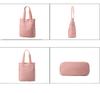 JIANLINST Damen-Nylontasche, wasserdicht, großes Fassungsvermögen, leicht, A4-Format, ideal für den Weg zur Arbeit oder Schule, Rosa