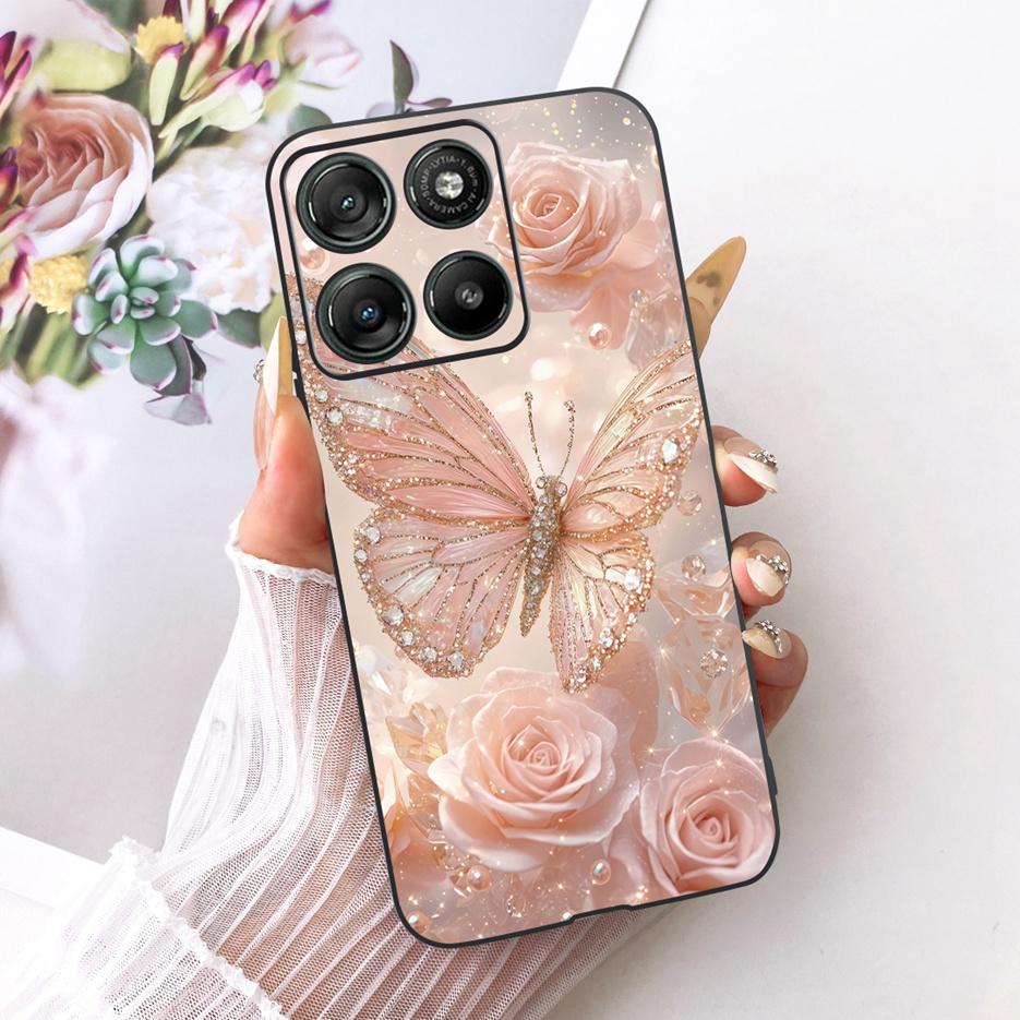 For Motorola Moto G57 Power Case XT2537-5 Cool Lion Dragon Painted Cover Soft TPU Phone Cases For Motorola Moto G67 Power Fundas