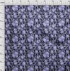 oneOone Cotton Flex Bluish Violet Fabric Florals Sewing Fabric By The Yard Printed Diy Clothing Sewing Supplies 40 Inch