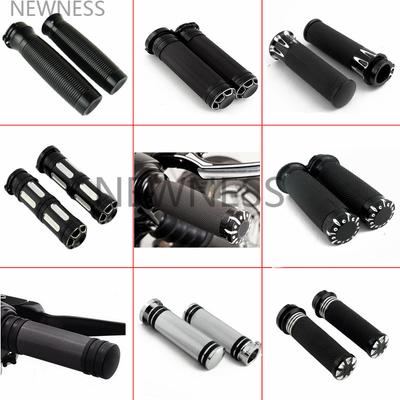 1" 25mm Motorcycle Handle Bar Hand Grips For Harley Davidson Road King Softail Custom Bobber Chopper Sportster XL883 XL1200 48 7