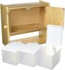 Pearl Metal Kitchen Cabinet, Natural, 31cm (W) x 15.5cm (D) x 28.5cm (H), Flare H-3041