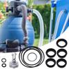 Pool Filter Parts 12-Piece Sand Filter Pump O-Rings Pool Sand Filter Seal Gasket Parts Pool Filter Pump Repair Air
