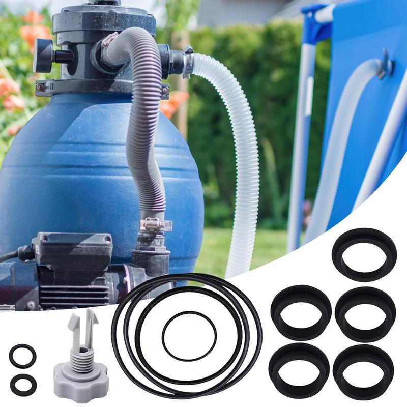 Pool Filter Parts 12-Piece Sand Filter Pump O-Rings Pool Sand Filter Seal Gasket Parts Pool Filter Pump Repair Air