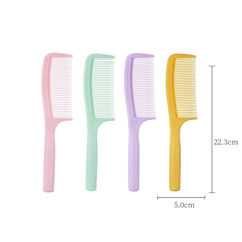High Quality Plastic Hairdressing Combs Professional Anti-Static Fine Cutting Women Beauty Hairstyling Brush Househeld Wet Dry
