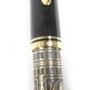 Excellent PERIKAN Fountain Pen Souvern Big Toledo Cap Type Black Gold 18K Used