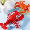 Non Toxic Soft Pvc Squeaky Crab Lobster Toy Realistic Sound For Kids Bath Time Pretend Play