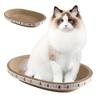 Cat Scratching Board Protect Furniture Grinding Claw Toys Oval Corrugated Paper Wear-resistant Cat Nest Cat Accessories