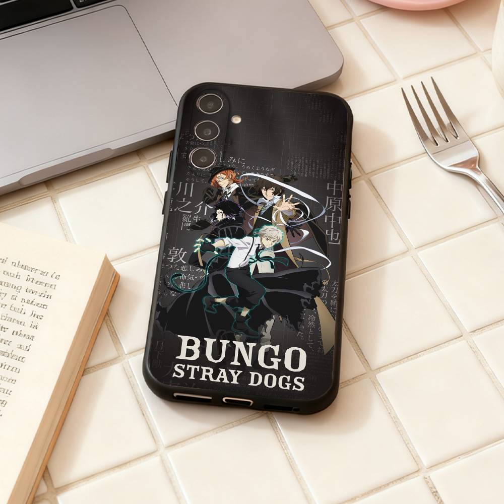 HOT Custodia per Telefono Animer B-Bungou Stray Dogs Per Samsung Galaxy A73,A72,A71,A70,A53,A52,A51,Altro Guscio Morbido Nero