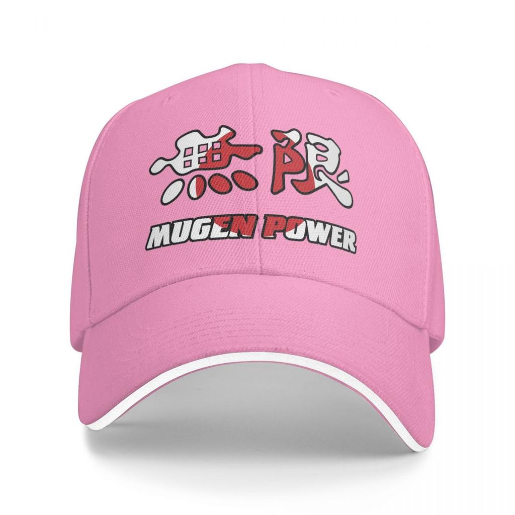 Unisex Baseball Hats Mugen Power Racing Logo Outdoor Streetwear Summer Sports Baseball Caps Hip Hop Cap Casquette Hats