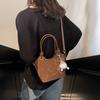 Autumn and winter simple large-capacity commuter underarm bag women's bag 2025 new tote bag versatile oil wax leather shoulder bag