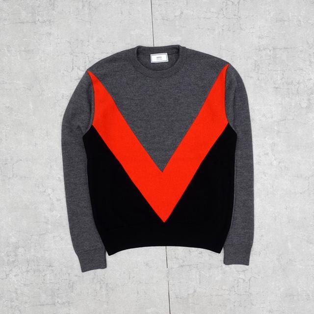 [USED] Final Price Tag Attached Ami Alexandre Mattiussi Merino Wool Knit