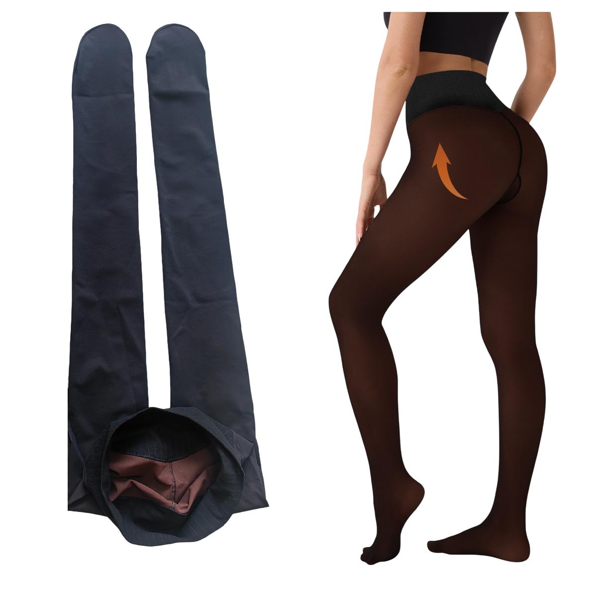 

Women S High-Waisted Magic Tights Tummy Control Butt Lifting Seamless Thin No Fleece Pantyhose Leggings Spring Fall L/Xl 2Xl 2XL