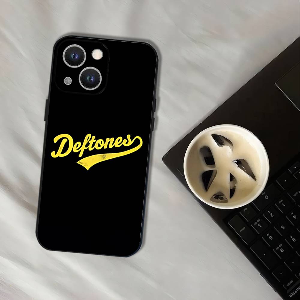 

Чохол для телефону Band Of D-Deftones-S для iPhone 16,15,14,13,12,11,Pro,XS,Max,XR,Plus,E,SE4,Mini Чорний М який iPhone16se4
