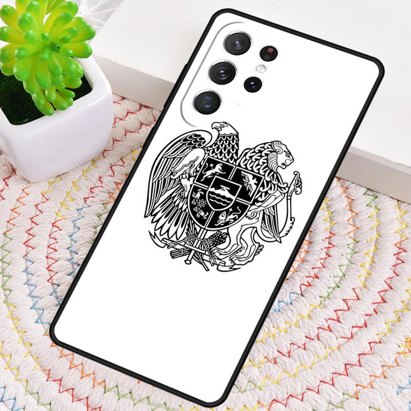 Armenia Albania Russia Emblem Phone Case for Samsung Galaxy Note 10 Pro S26 Ultra S23 S24 FE S25 S21 S22 PLUS Shockproof Cover