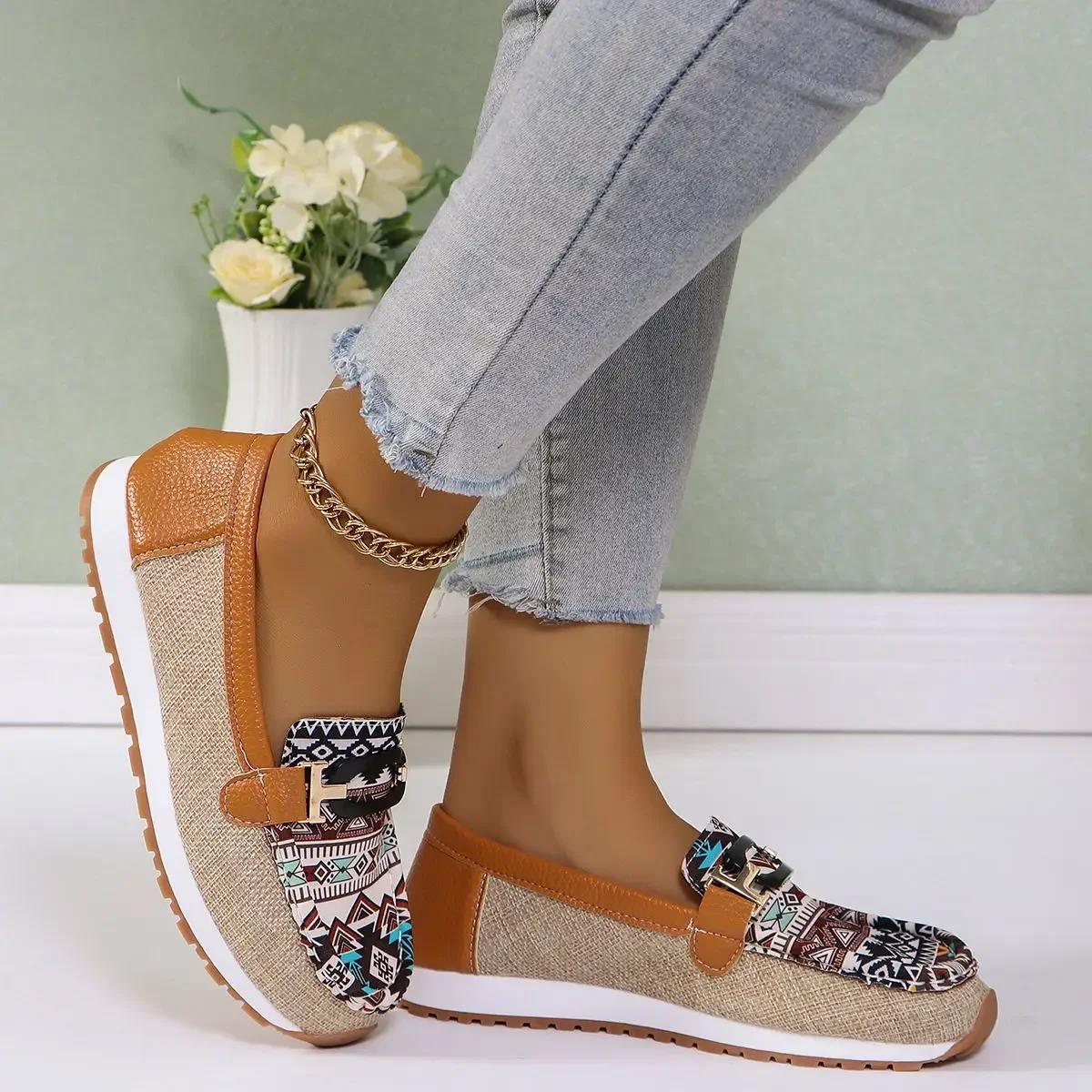 

Роскошные дизайнерские женские мокасины, модные повседневные легкие кроссовки на танкетке, осенние дышащие туфли без застежек из вулканизированной стали 36