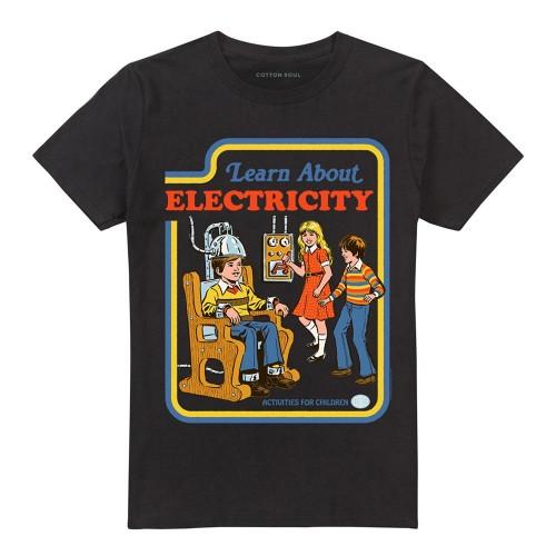 Steven Rhodes Unisex Adult Learn About Electricity T-Shirt