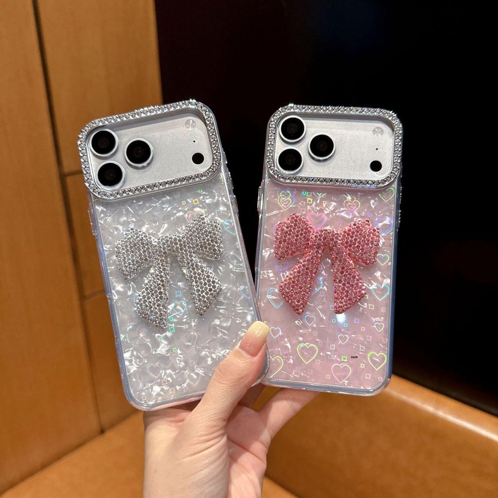 Bright Diamond Bowknot Case for Oppo Reno 15 Pro and Find X9 Pro/A6 Pro