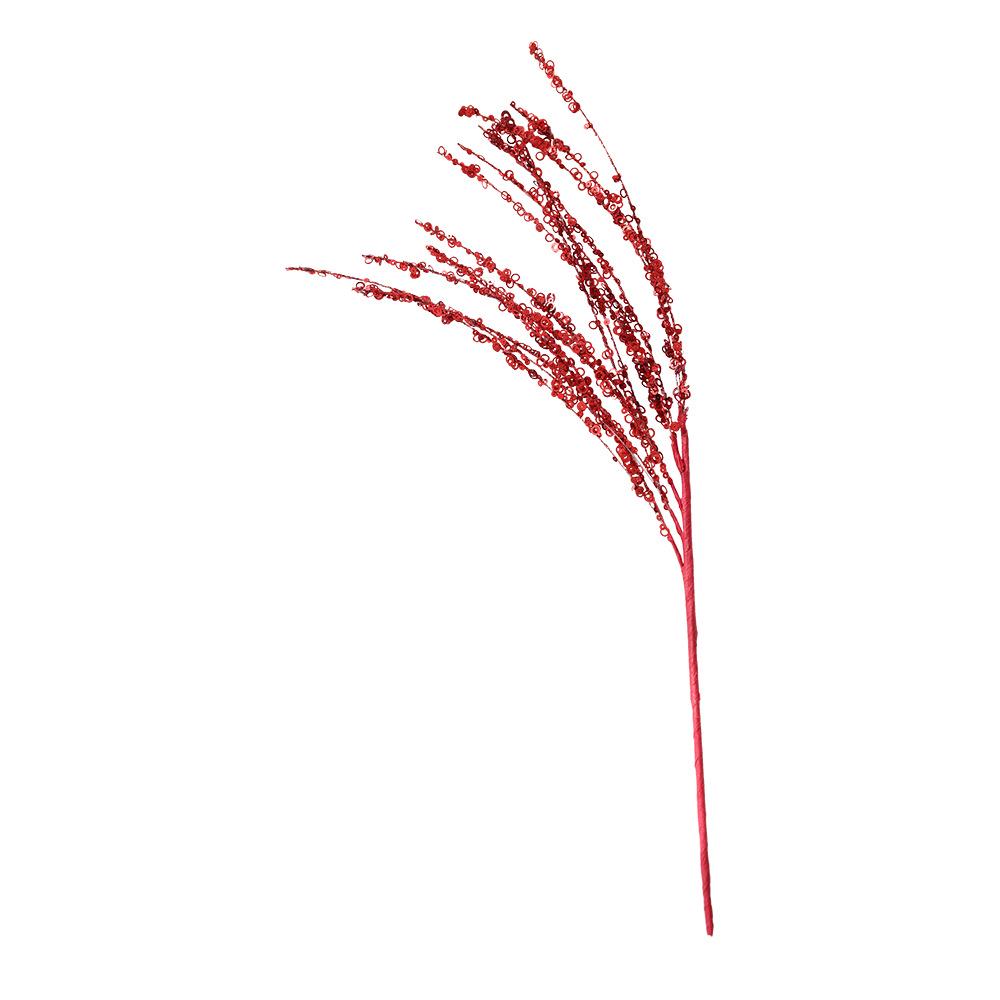 Handmade Gold & Red Firework Sequin Christmas Tree Decor