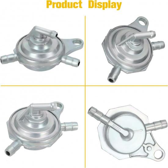 HIAORS GY6 50cc 150cc Vacuum Fuel Pump Petcock Compatible with 125cc 139QMB Taotao ATM50-A1 VIP50 Thunder NQ50 Kymco Agitity50 Jonway Roketa Sunl